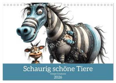 Creepy Creatures (Wandkalender 2026 DIN A4 quer), CALVENDO Monatskalender