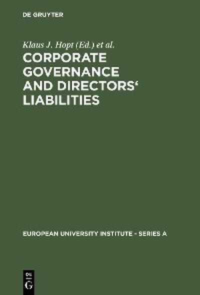 Corporate Governance and Directors’ Liabilities