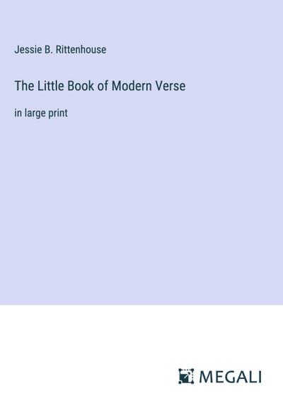 The Little Book of Modern Verse