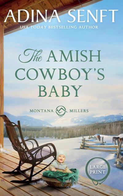 The Amish Cowboy’s Baby (Large Print Hardcover)