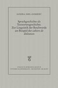 Sprachgeschichte als Textsortengeschichte - Zur Li