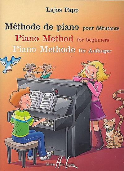 Méthode de piano pour débutants (fr/en/d)