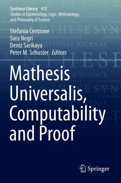 Mathesis Universalis, Computability and Proof