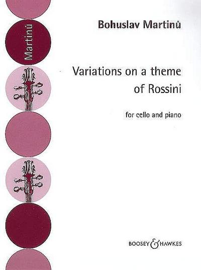 Variationen über ein Thema von Rossinifür Violoncello und Klavier