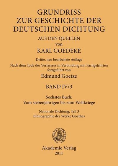 Sechstes Buch: Vom siebenjährigen bis zum Weltkriege