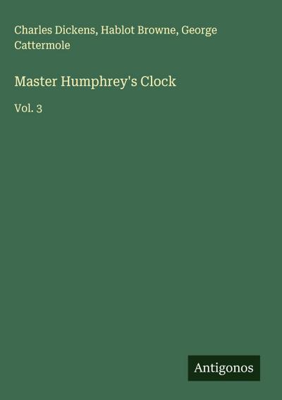 Master Humphrey’s Clock