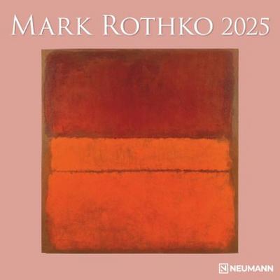N NEUMANNVERLAGE - Mark Rothko 2025 Broschürenkalender, 30x30cm, Wandkalender mit Abbildungen von Mark Rothko, Mondphasen, viel Platz für Notizen und internationale Feiertage/Kalendarium