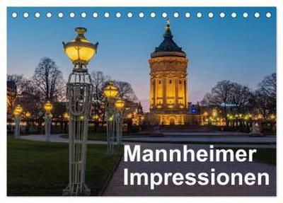 Mannheimer Impressionen. (Tischkalender 2026 DIN A5 quer), CALVENDO Monatskalender