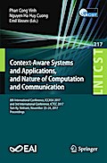 Context-Aware Systems and Applications, and Nature of Computation and Communication
