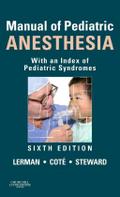Manual of Pediatric Anesthesia