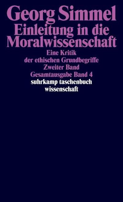 Einleitung in die Moralwissenschaft
