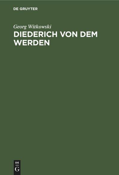 Diederich von dem Werden