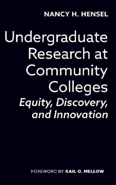Undergraduate Research at Community Colleges