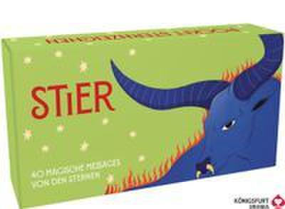 Sternzeichen Stier - 40 Karten in Magnetschachtel mit Metallicfolie - Magische Messages von den Sternen