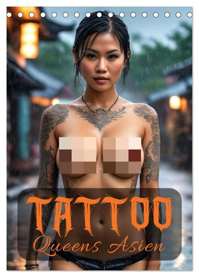 Tattoo Queens Asien (Tischkalender 2026 DIN A5 hoch), CALVENDO Monatskalender