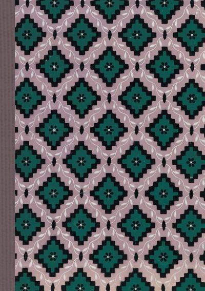 Carnet Ligné Motif Losanges, Papier Peint 18e