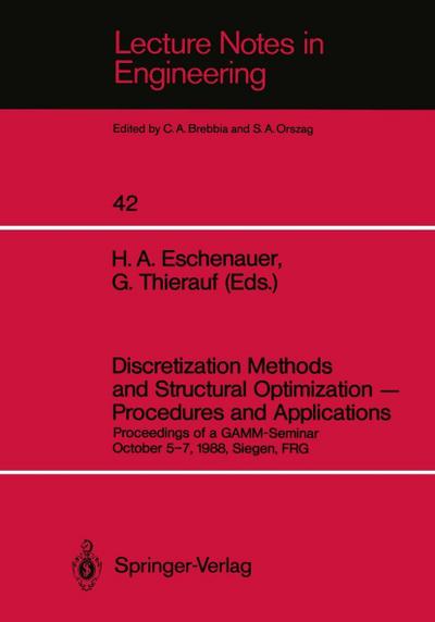 Discretization Methods and Structural Optimization - Procedures and Applications