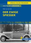 Der ewige Spießer von Ödön von Horváth - Textanalyse und Interpretation