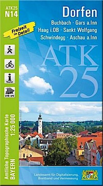 Amtliche Topographische Karte Bayern Dorfen