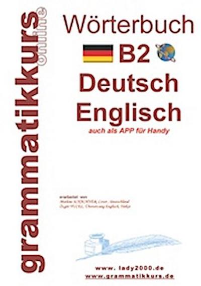 Wörterbuch B2 Deutsch - Englisch