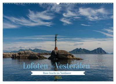 Lofoten Vesterålen (Wandkalender 2025 DIN A2 quer), CALVENDO Monatskalender