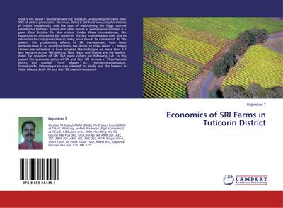 Economics of SRI Farms in Tuticorin District