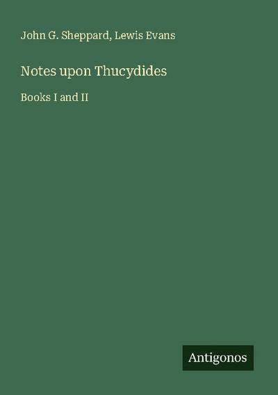 Notes upon Thucydides
