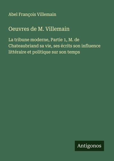 Oeuvres de M. Villemain