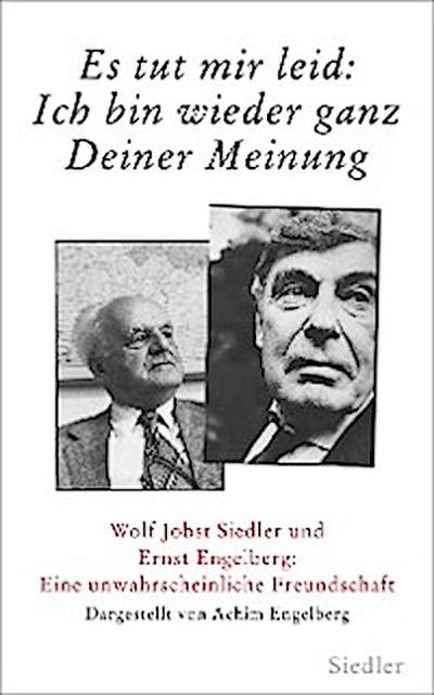 »Es tut mir leid: Ich bin wieder ganz Deiner Meinung«