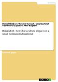 Beiersdorf - how does culture impact on a small German multinational