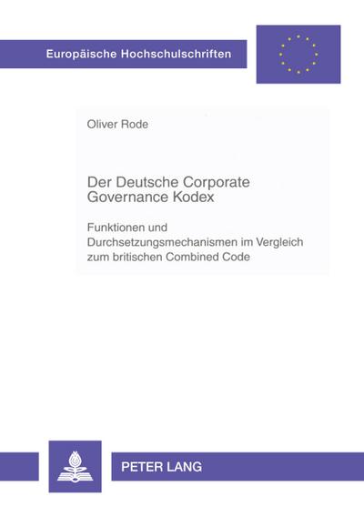 Der Deutsche Corporate Governance Kodex