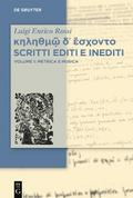 κηληθμῷ δ᾽ ἔσχοντο Scritti editi e inediti