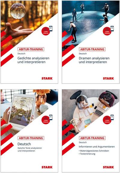 STARK Abitur-Training Deutsch - Erörtern und Sachtexte + Lyrik + Epik + Dramen 