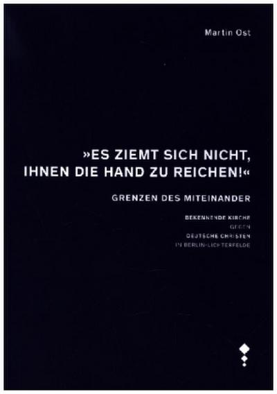 "Es ziemt sich nicht, Ihnen die Hand zu reichen!"