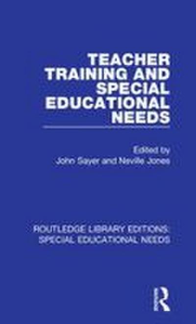 Teacher Training and Special Educational Needs