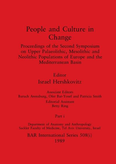 People and Culture in Change, Part i