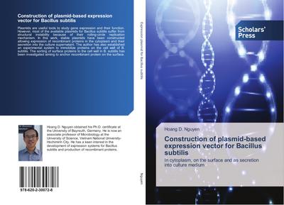 Construction of plasmid-based expression vector for Bacillus subtilis
