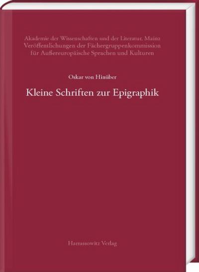 Kleine Schriften zur Epigraphik