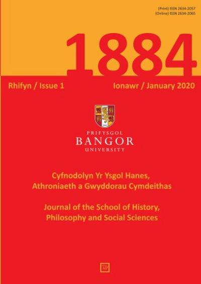 1884 Rhifyn / Issue 1, Ionawr / January 2020
