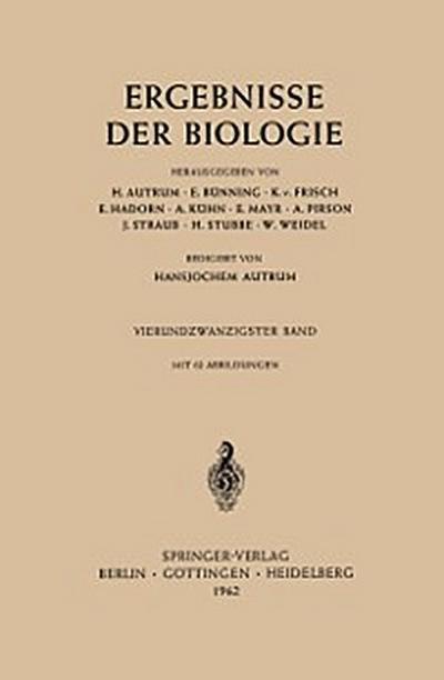 Ergebnisse der Biologie