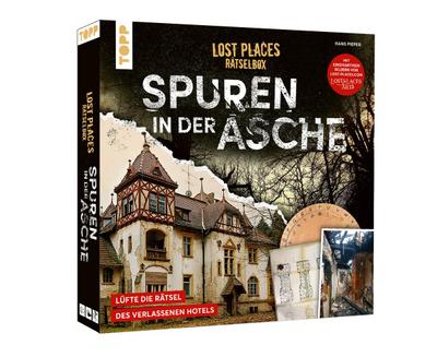 Lost Places Rätselbox - Spuren in der Asche: Ein Krimi-Rätsel für Zuhause. Lüfte die Rätsel des verlassenen Hotels