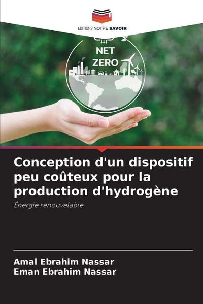 Conception d’un dispositif peu coûteux pour la production d’hydrogène