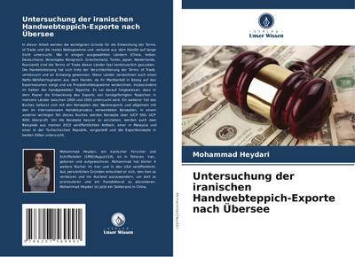 Untersuchung der iranischen Handwebteppich-Exporte nach Übersee