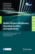 Mobile Wireless Middleware, Operating Systems, and Applications