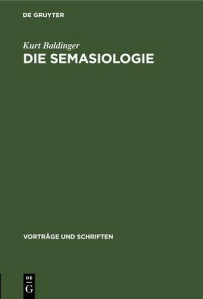 Die Semasiologie