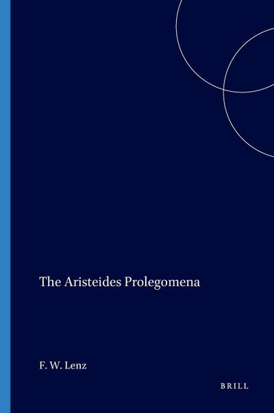 The Aristeides Prolegomena
