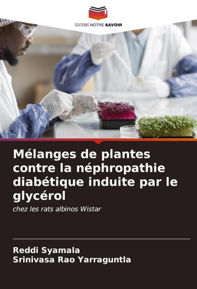 Mélanges de plantes contre la néphropathie diabétique induite par le glycérol