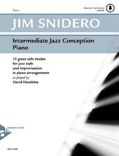 Intermediate Jazz Conception, Piano, w. Audio-CD