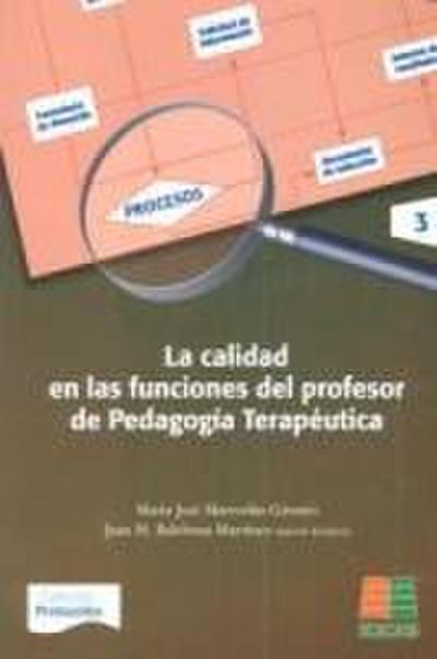 La calidad en las funciones del profesor de pedagogía terapéutica
