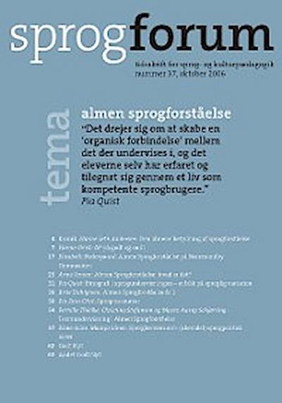 Almen sprogforstaelse